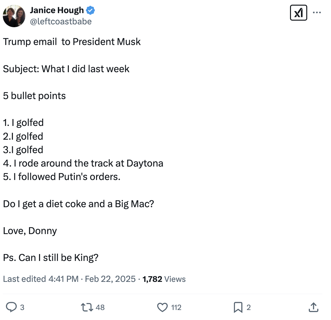 Screenshot of X Tweet